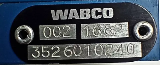WABCO 3526010240 Neumático Válvula - Nuevo 3