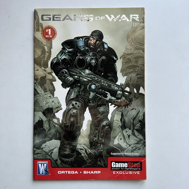 DC Wildstorm Comics GEARS OF WAR #1 GameStop Exclusive Variant Liam Sharp 2008