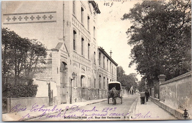 CPA 92 – Bois-Colombes – La Gendarmerie – Carte Postale Ancienne