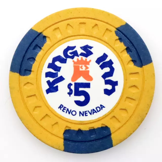 Kings Inn Hotel/Casino - Reno - $5 Chip - 1975