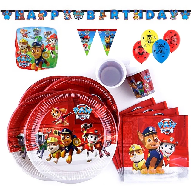 PAW PATROL BIRTHDAY party decorations & Paw patrol party table