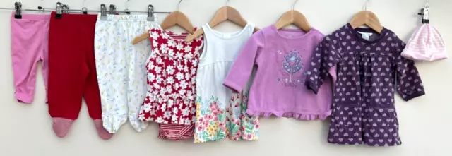 Baby Girls Bundle Of Clothing Age 3-6 Months H&M Carter's Early Days