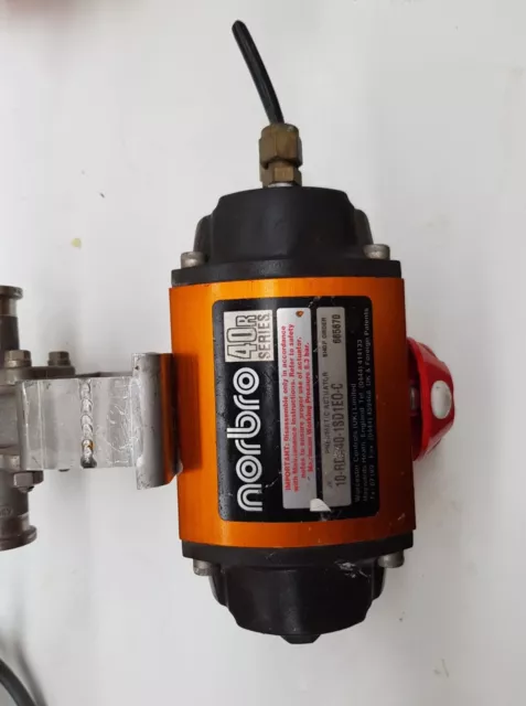 Norbro Pneumatic Actuator 10-RDA40-1SD1E0-C Used