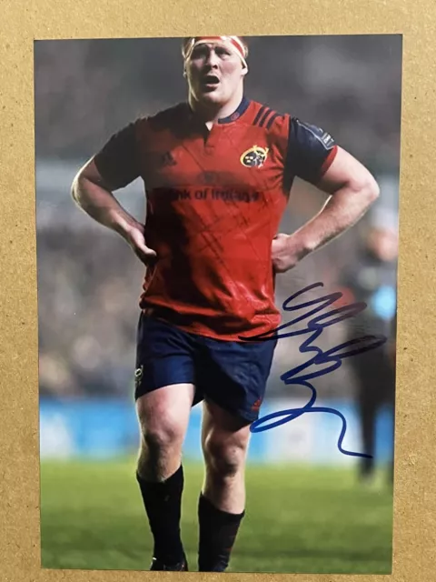 John Ryan - Munster Rugby Signed 6x4 Photo