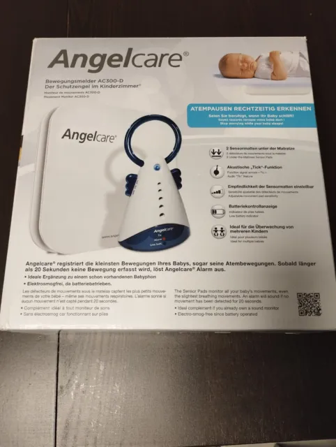 Angelcare AC300-D  Atmung monitor original verpackung mit 2 Panelle