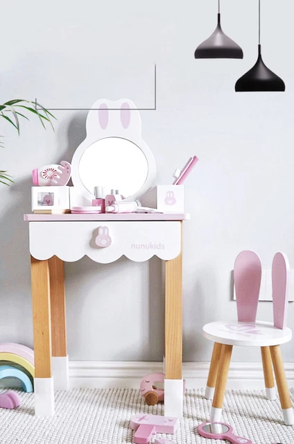 360Home blanco rosa conejo orejas Bunny ears maquillaje