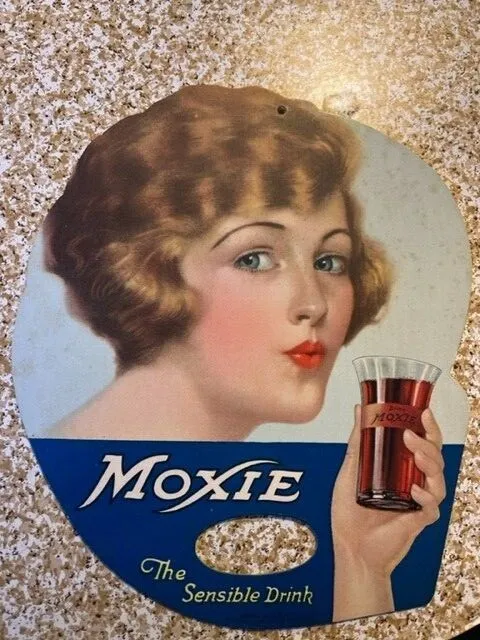 Vintage 1924 Moxie Soda Advertising Fan