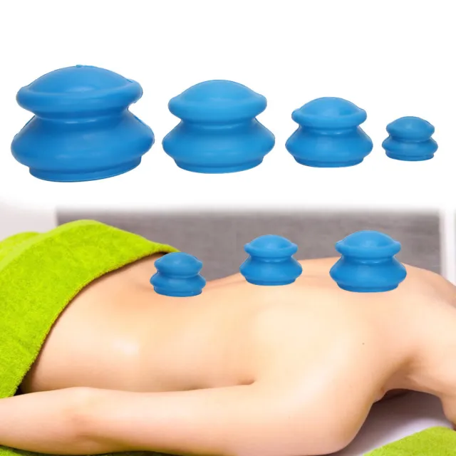 Silicone Body Therapy Massage Cupping Household Vacuum Suction Cupping Set FS1