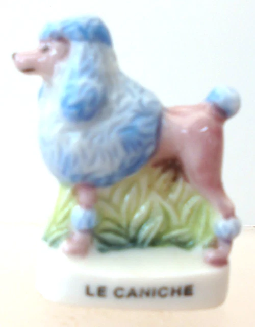 Figurine Féve Chat Européen 35mm - Statue Félin Bleu Moderne - Occasion