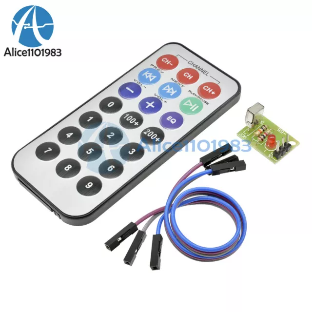 HX1838 VS1838 NEC Infrared IR Wireless Remote Control Sensor Module For arduino