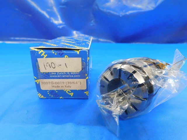 New Eri America Tg100 Collet Size 39/64 Made In Italy 100Tg-0609 .609375 .6094