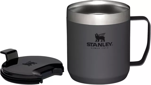 Stanley Classic Legendary Camp Mug 354ml - Hours of Hot/Cold Retention: Charcoal