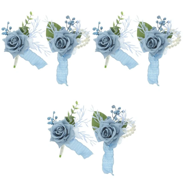 Juego de 3 juegos de pulseras de pulseras artificiales flor corsé