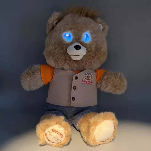 Teddy Ruxpin 2017 Animated Plush Talking Storytelling Bear Bluetooth LCD Eyes