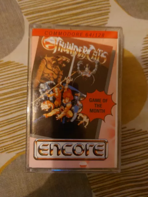 Commodore 64 Game Encore Thundercats C64 Vintage Computer Cassette Game