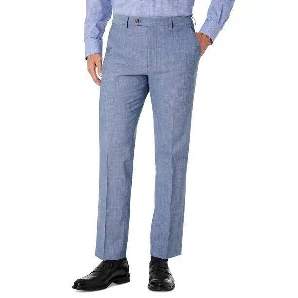Lauren Ralph Lauren Men's Classic-Fit Suit Dress Pants 40 x 34 Light Blue