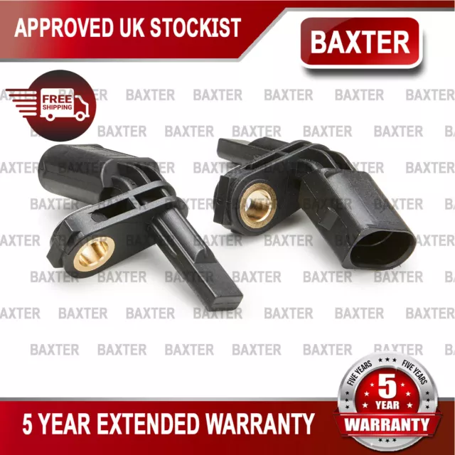 Baxter 2x ABS Wheel Speed Sensors Front Fits VW Golf (Mk5) 2.0 GTI