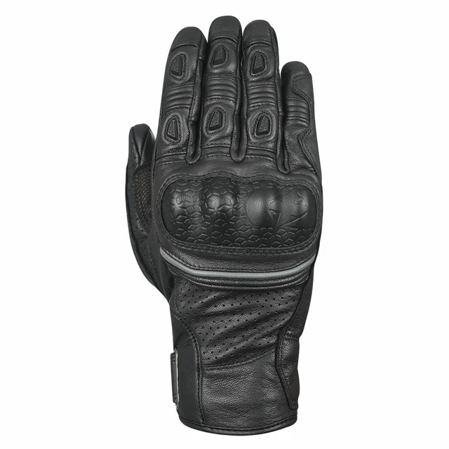 Gants De Course, Sport D'été Noirs En Cuir Pour Motocyclette
