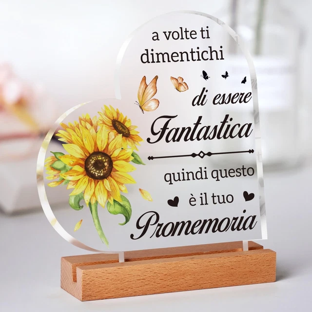 Portachiavi Ispirazionale Per Donne - Regalo Per Insegnanti, Amiche E Lauree Con Frase 'Ci Vuole Un Grande Cuore'