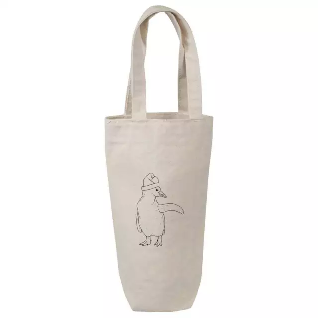 'Weihnachtspinguin' Baumwolle Weinflasche Geschenk/Reisetasche (BL00034791)