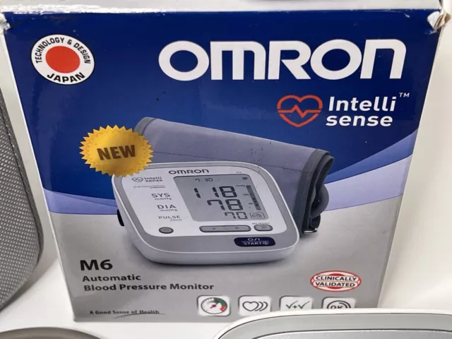 Omron M6 Automatic Blood Pressure Monitor Upper Arm With Box HEM-7211-E8 WHITE 3