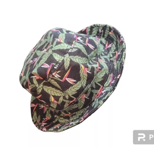 Urban Outfitters Bucket Hat Birds Of Paradise Print One Size Fits All