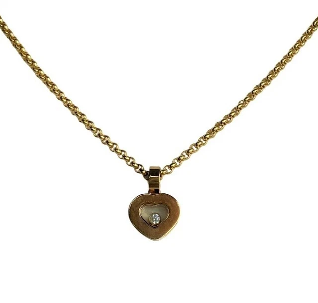 Chopard “Happy Diamonds Icons” 18k Pendant Necklace
