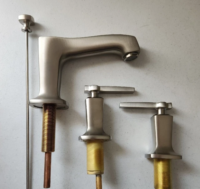 KOHLER K162324BN MARGAUX Widespread Bathroom Faucet, Brushed Nickel