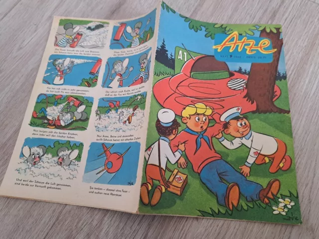 DDR Comic Zeitschrift Atze für Kinder 9 von 1962 mit Fix und Fax