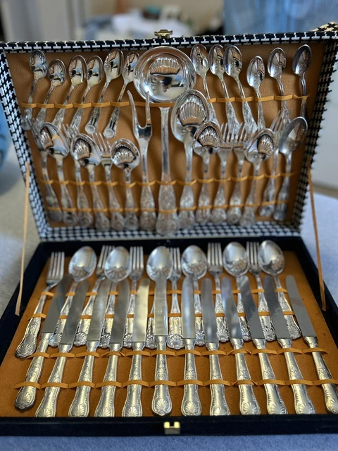 Set Posate Argento 800 - 51 Pezzi
