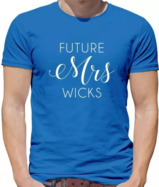 Future Mrs Wicks - Mens T-Shirt - PE Coach Love Exercise Fitness Workout