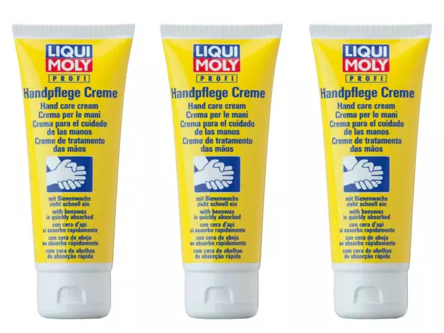 3x Original Liqui Moly 100ml Handpflegecreme Pflege Lotion 3358