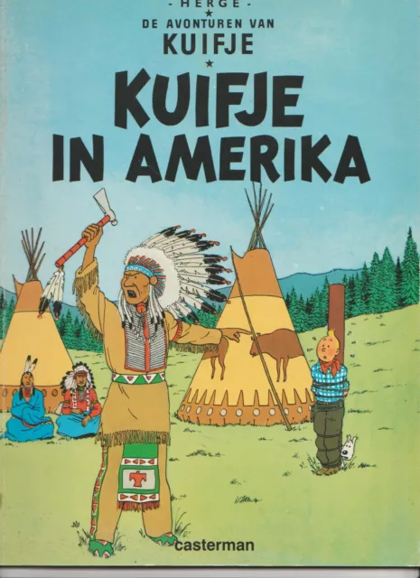 Herge De avonturen van Kuifje "Kuifje in Amerika"