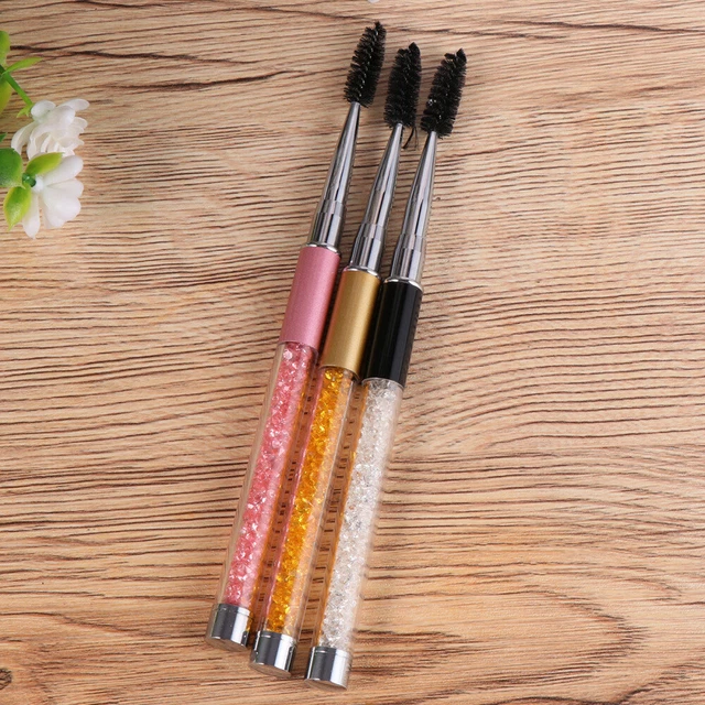3 PIEZAS Herramienta Pestañas Ducha Para pestañas Aplicador Brillo Labial Suave