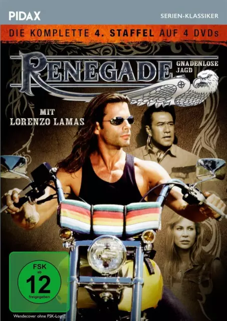 Renegade - Gnadenlose Jagd, Staffel 4, 22 Folgen - Kultserie DVD Lorenzo Lamas