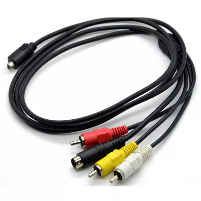 AV TV Out Video Cable For Sony DCR-HC24E DCR-HC26E DCR-HC27E DCR-HC28E DCR-HC30E