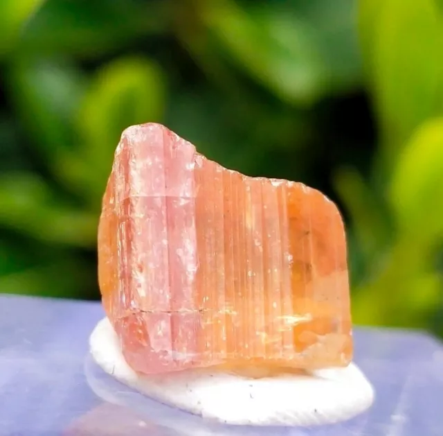 12ct, Natural Untreated Imperial Topaz Crystal from Tanzania Gem Grade US SELLER