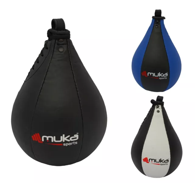 Muka' Speed Ball Boxing Synthetic Leather MMA Muay Thai Training Punching bag