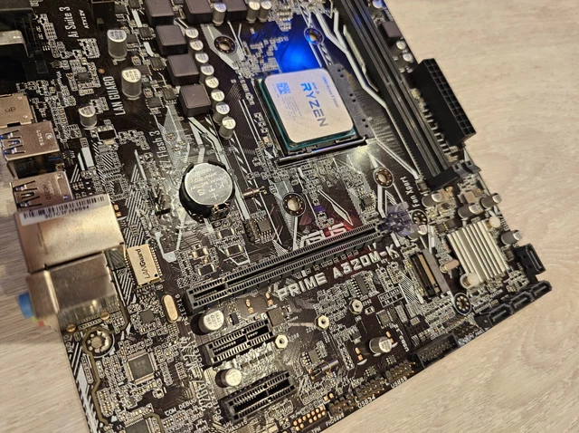 ASUS PRIME A320M-K Socket 1331 Motherboard With AMD Ryzen 5 3400G CPU ...