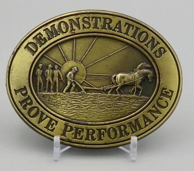 John Deere 1988 Kansas City Demonstrations Belt Buckle