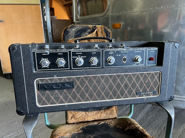 Vintage 1960er Vox Supreme Gitarrenverstärkerkopf *Ronnie Lane Mobile Collection* 2