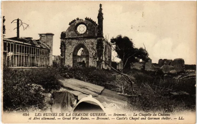 CPA MILITAIRE Les Ruines de la Grande Guerre-Brimont, La Chapelle (316256)