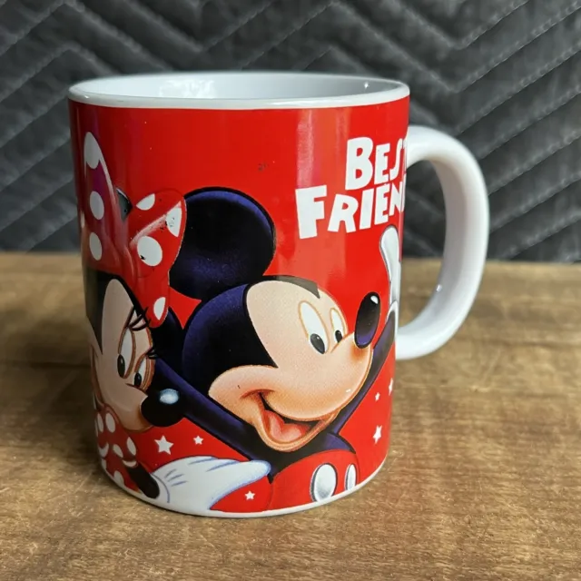 Disney Jerry Leigh Coffee Cup Mug Mickey Minnie Goofy Donald BEST FRIENDS!