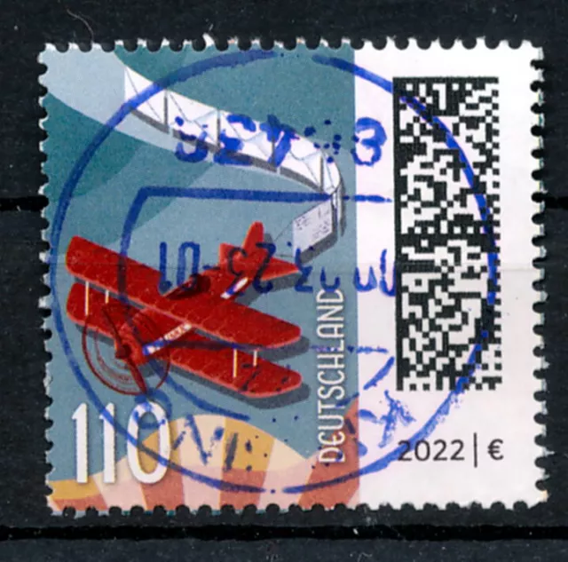 Bund Mi. 3671 gest. Welt der Briefe: Roter Doppeldecker