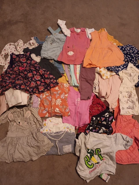 Huge Baby Girl Clothing Bundle 3-6 & 6-9 Months