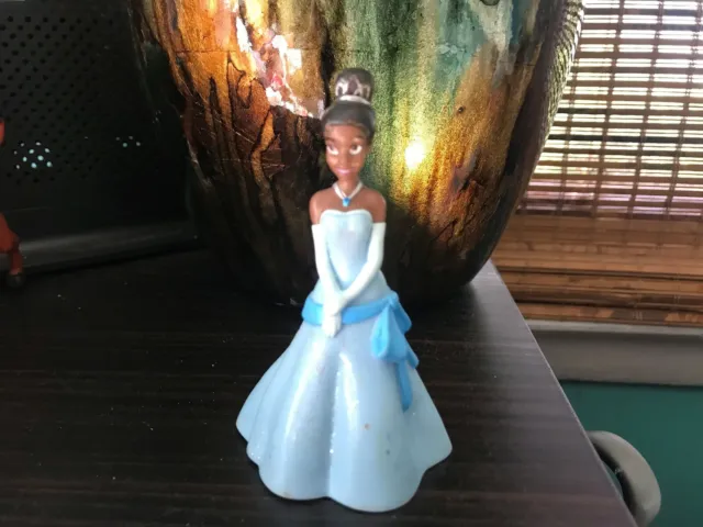 Disney  Princess  Tiana  & Frog Cake Topper Figure Play Display