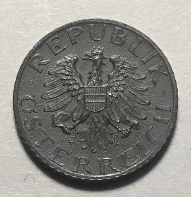 Austria 1973 5 Groschen - Imperial Eagle - Proof  - Zinc Coin 2