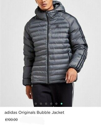 Adidas Originals Bubble Full Zip Hooded Jacket Men's Size: Medium