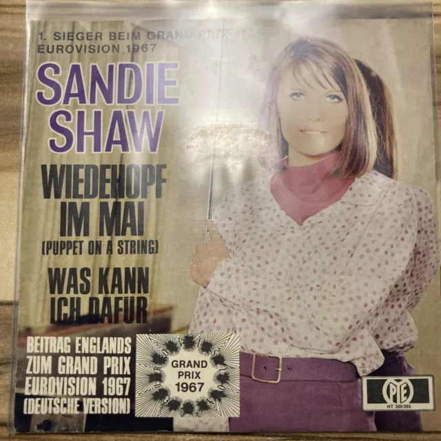 Sandie Shaw - Wiedehopf im Mai - 7'' Single SIEGERIN GERMAN EUROVISION 1967