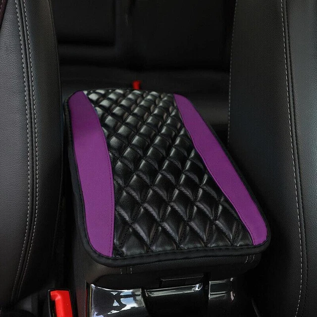 Car Armrest Cushion Cover Leather Arm Rest Pad for Center Console Elbow Support